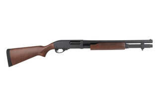 Remington 870 Tactical 12 Gauge Shotgun - 6 Round - 18.5" - Matte Blued - Wood